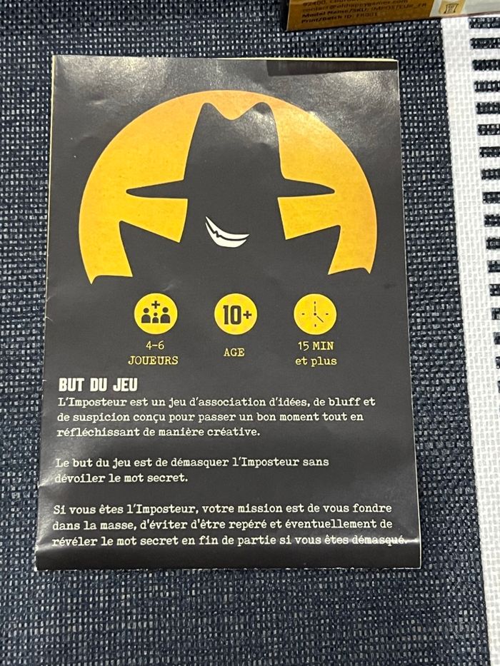 Jeu l imposteur - photo numéro 4