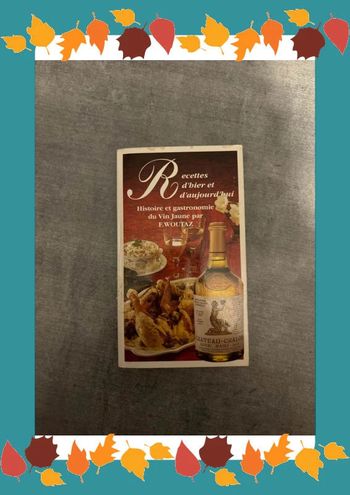 Livre recette d’hier et d’aujourd’hui