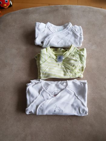 3 body m. longues 3 mois petit bateau