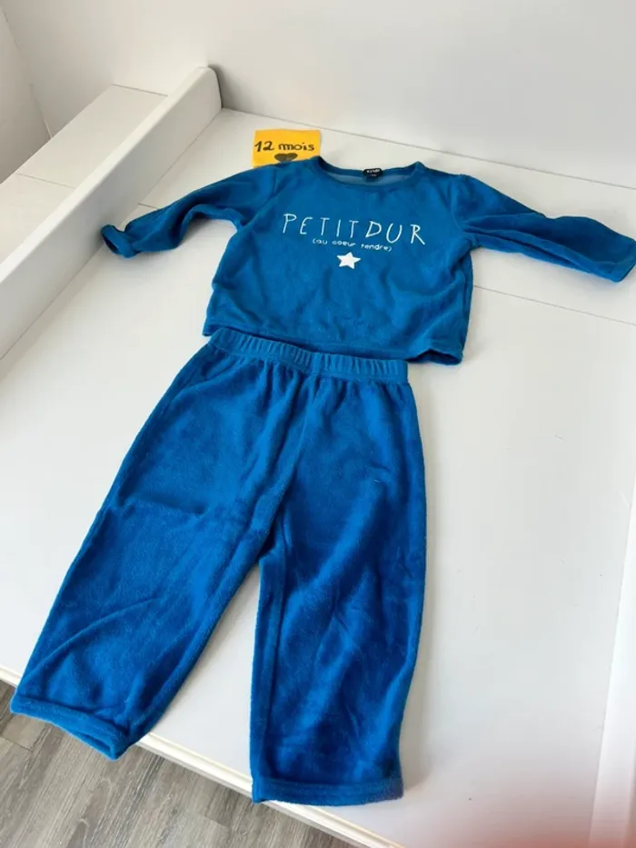 Pyjama garçon 12 mois 2 pièces - photo numéro 3