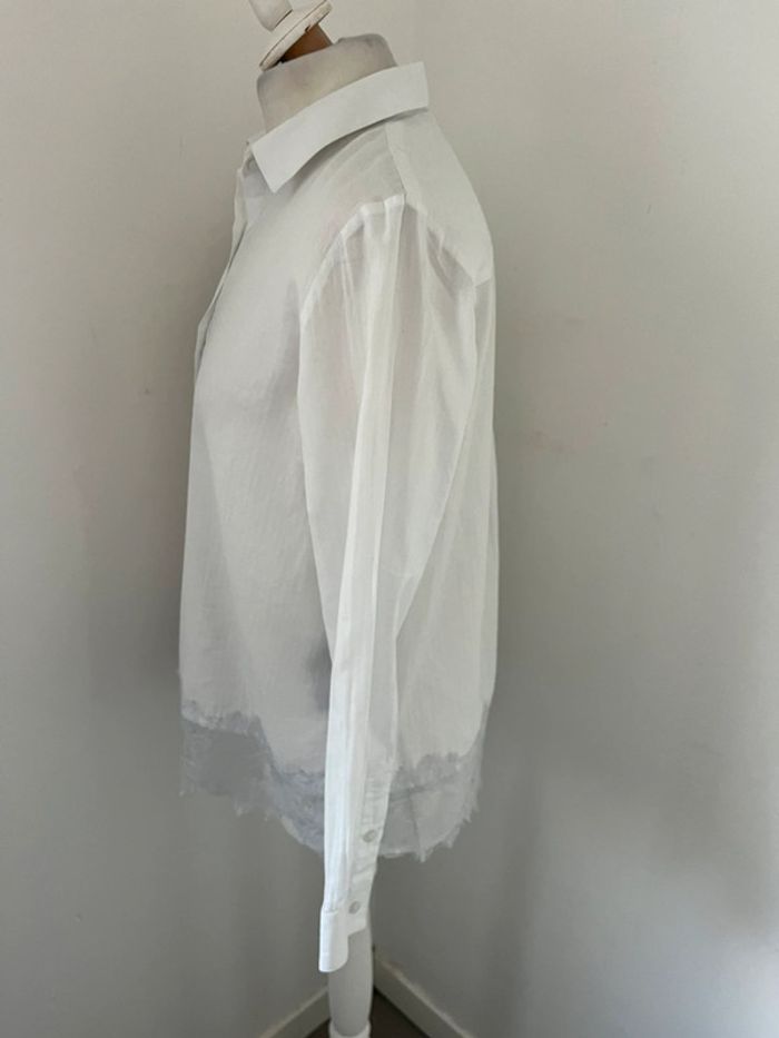 Chemisier fin bas dentelle The Kooples XS - photo numéro 4