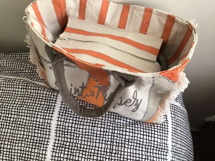 Sac cabas grosse toile « Marinette St Topez » - photo numéro 12
