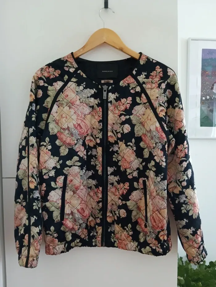 Veste matelassée fleurie maison scotch taille 2