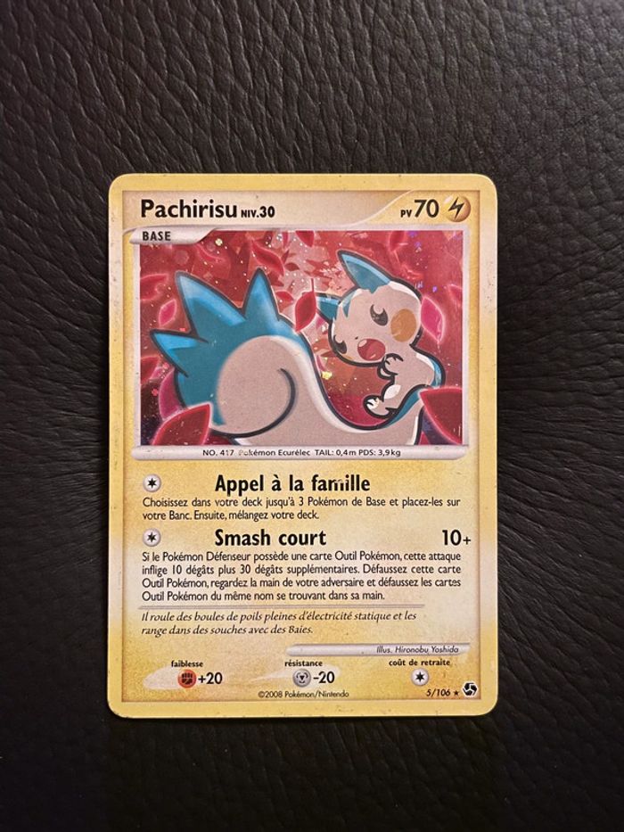Carte Pokémon Pachirisu niv.30 Duels au sommet 5/106