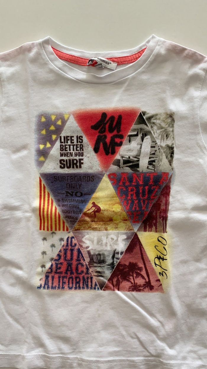 T-shirt 3 pommes 116 5-6 ans - photo numéro 2