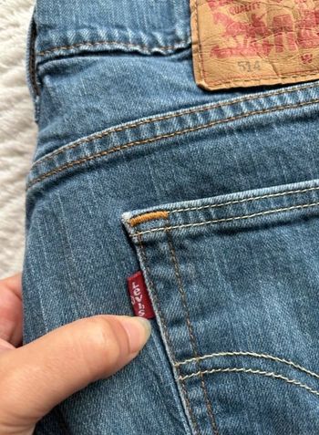 Jean Levi’s 514 Homme - Coupe slim taper  straight fit Bleu Taille M 38/40 W29 Mexique 00s y2k - photo numéro 3