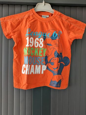 Tee shirt mickey 2 ans ou 24 mois