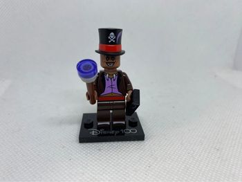 Minifigurine lego série 100 ans disney 71038 Dr Facilier with printed 1×2 tile and walking stick