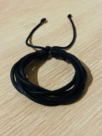 Bracelet Cuir Tressé Vintage