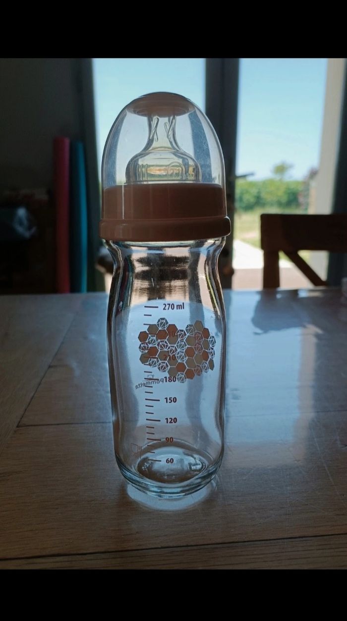 Biberon en verre T1/2/3