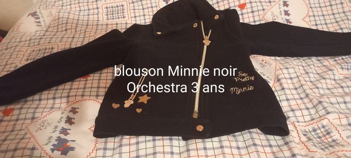 Blouson noir Minnie