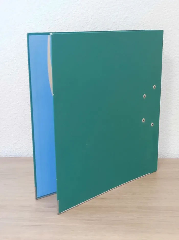 Classeur à levier carton vert / Carrefour - A4 / Dos 50mm - photo numéro 2