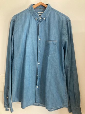 Chemise Slim couleur jean Ikks L