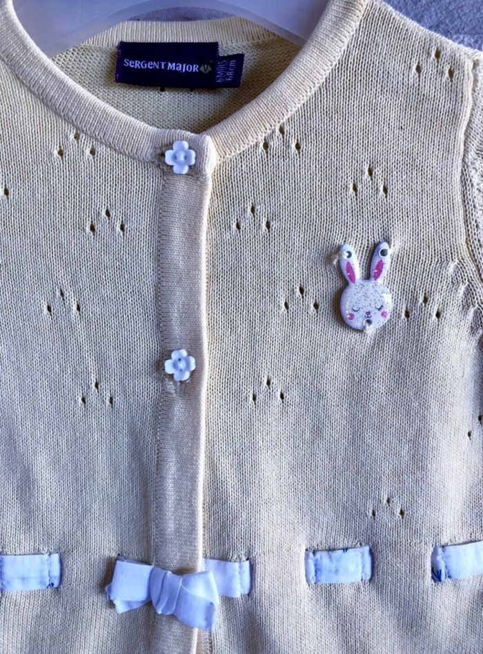 SERGENT MAJOR - ENSEMBLE 4P BÉBÉ FILLE MOTIF LIBERTY, VOLANTS & FANTAISIES 6M - photo numéro 8