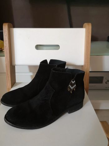Bottines noire fille 36