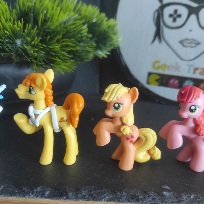 5 My Little Pony G4 blind bag Shining Armor Mr Carrot Cake Roseluck Applejack pepper dance - photo numéro 3