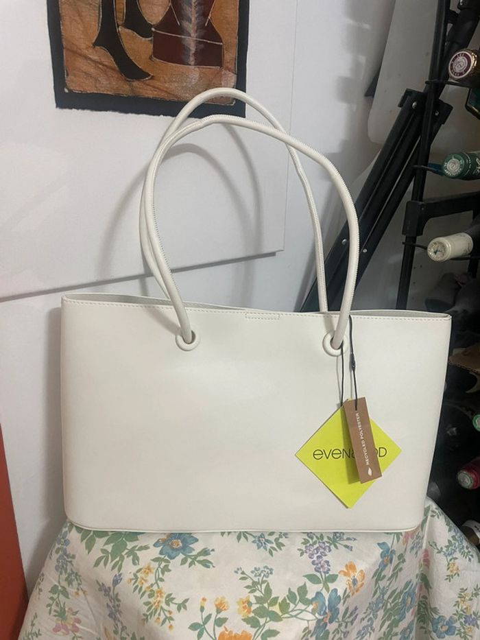 Sac de très grande marque 🌷 Sac à main blanc zalando Even&odd - photo numéro 3