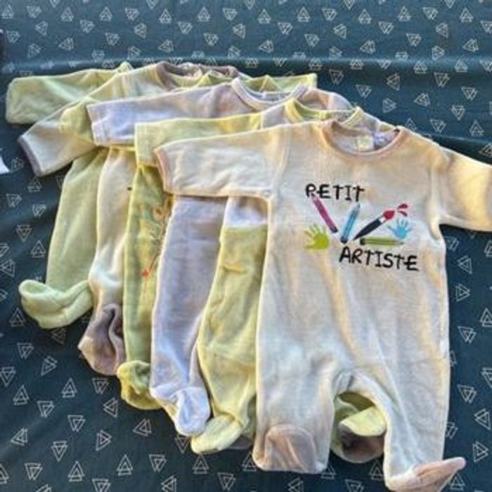 Lot de 6 pyjamas 1 mois