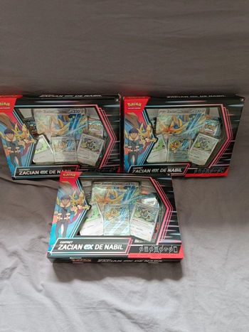 Coffret Zacian EX de Nabil Mars 2025 EV09 neuf scellé
