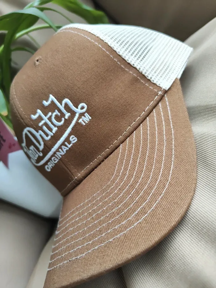 Casquette Trucker Von Dutch marron - photo numéro 2