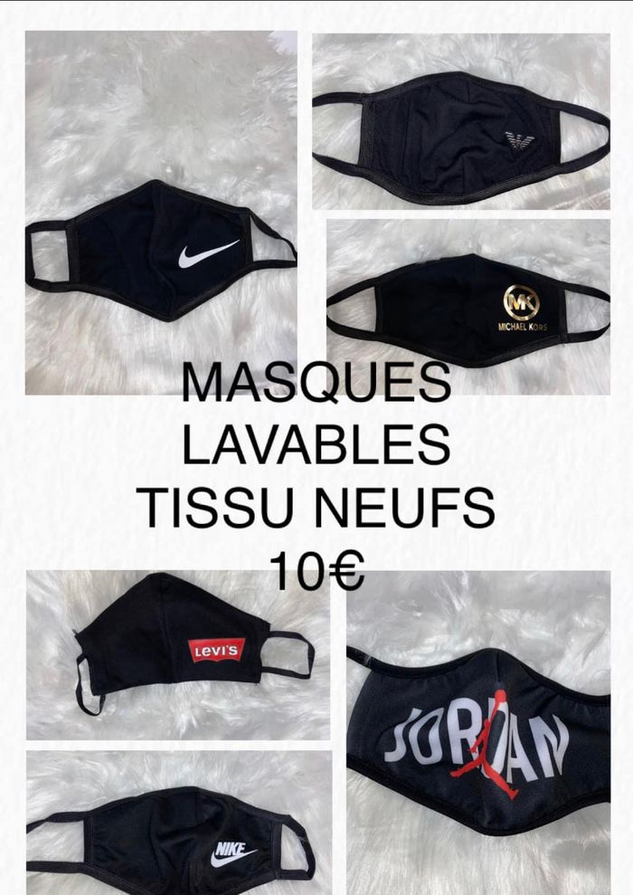 Masque textile lavable