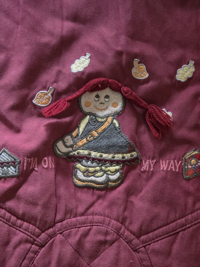 Veste matelassée bordeaux fille Palomino, taille 116 - photo numéro 7
