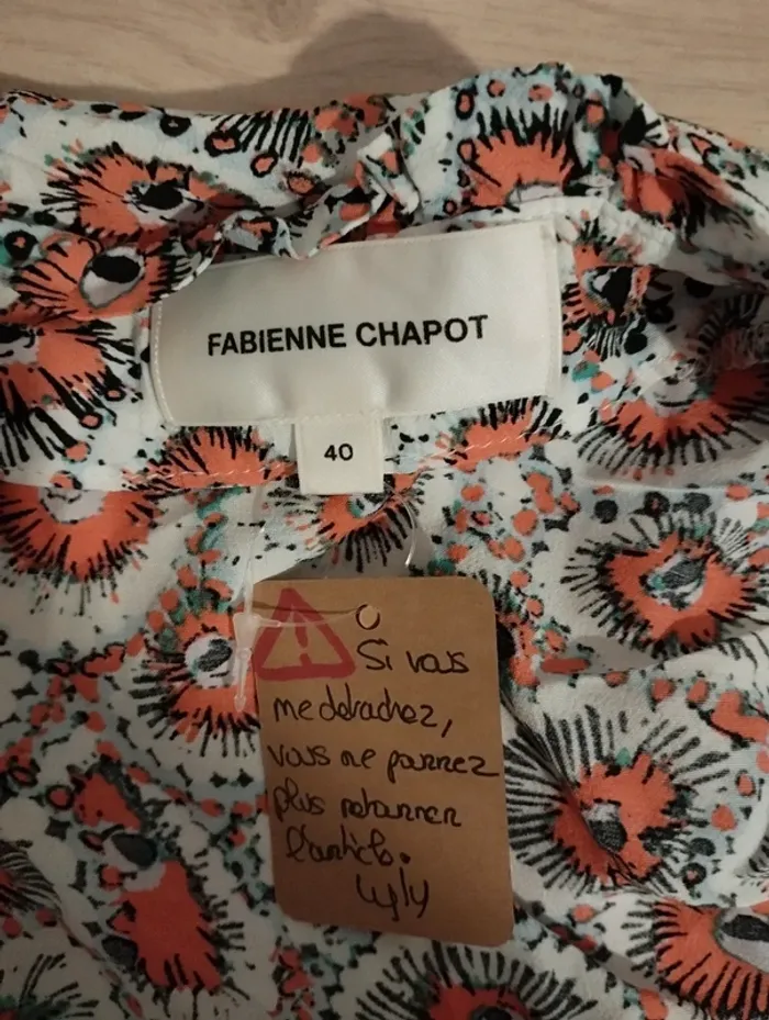Blouse Fabienne Chapot taille 40 - photo numéro 13