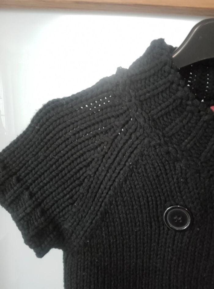 Gilet tricot manches courtes - Fille 12 ans - photo numéro 3