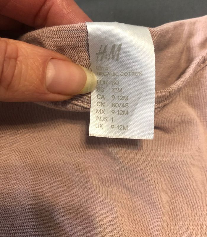 Robe H&M rose 9-12 80 cm - photo numéro 3