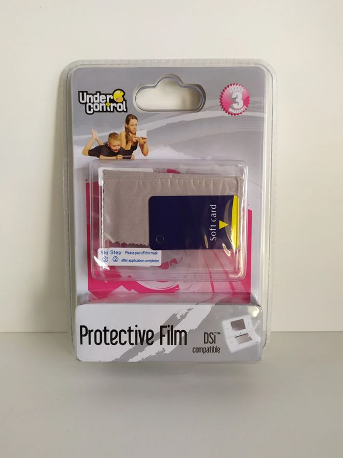 films protecteurs écrans Nintendo DSi Undercontrol neuf sous blister