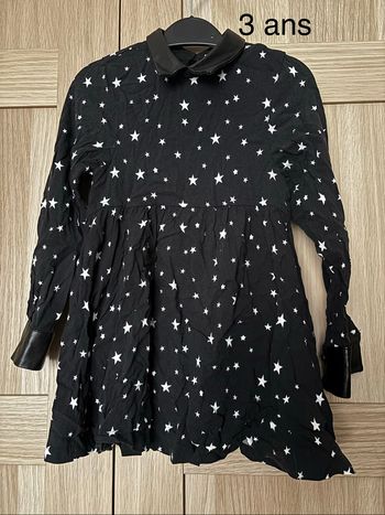 Robe noire étoiles blanches Orchestra t.3ans