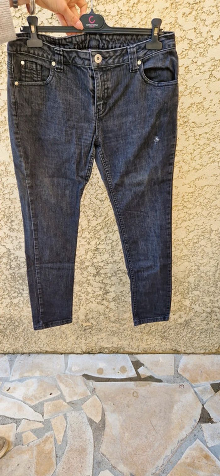 Jean droit taille basse