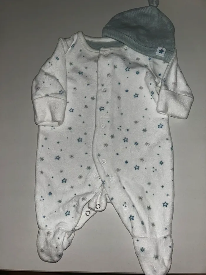 Kit naissance pyjama body bonnet - photo numéro 2