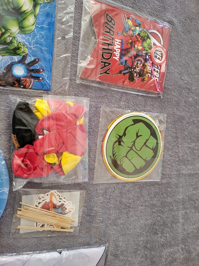 Lot décoration Marvel avengers - photo numéro 7