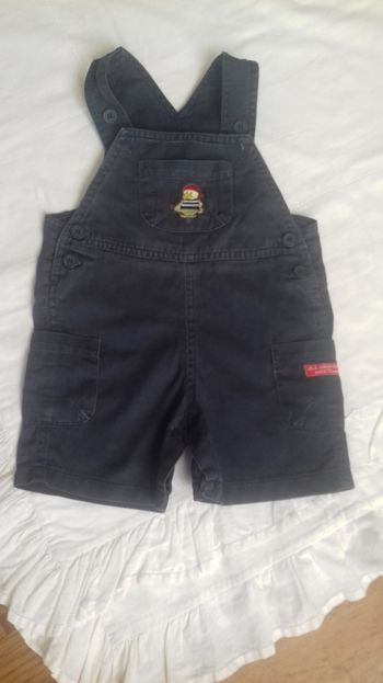 1 salopette short garçon 18 mois 