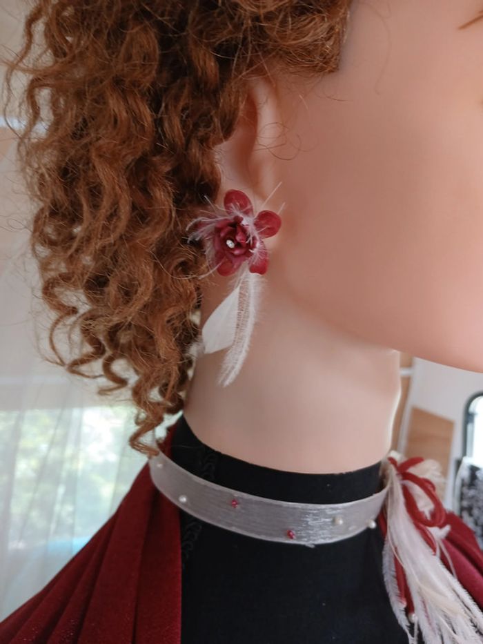 Parure collier et boucles d'oreilles - photo numéro 5