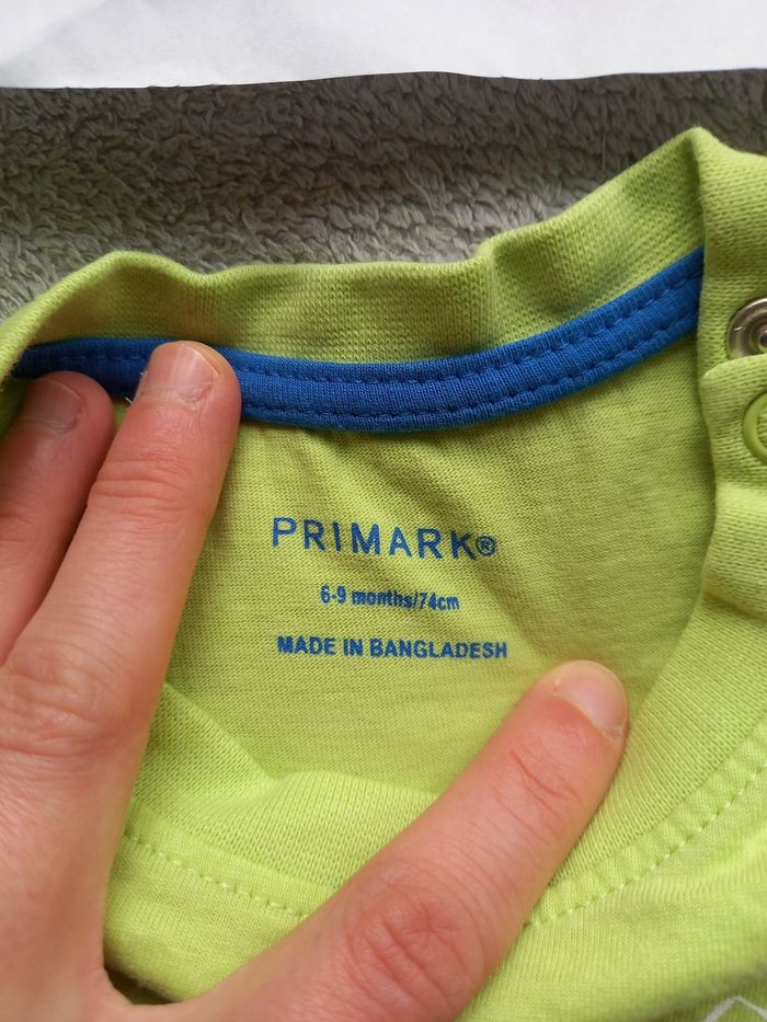 Lot t-shirt garçon manches courtes 6-9 mois - photo numéro 5