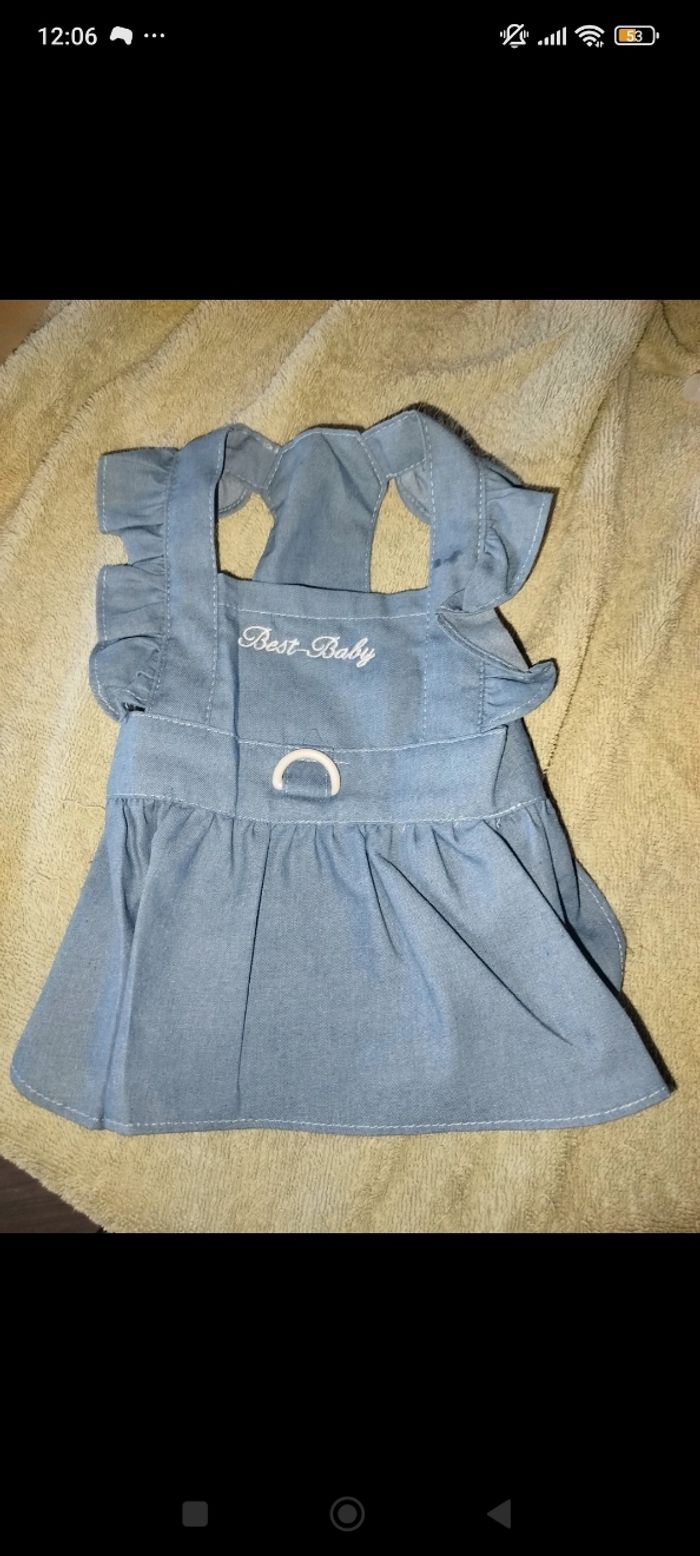 Robe chien harnais
