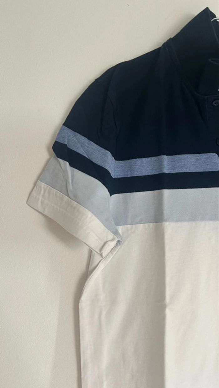 Polo bleu et blanc Jules - photo numéro 3