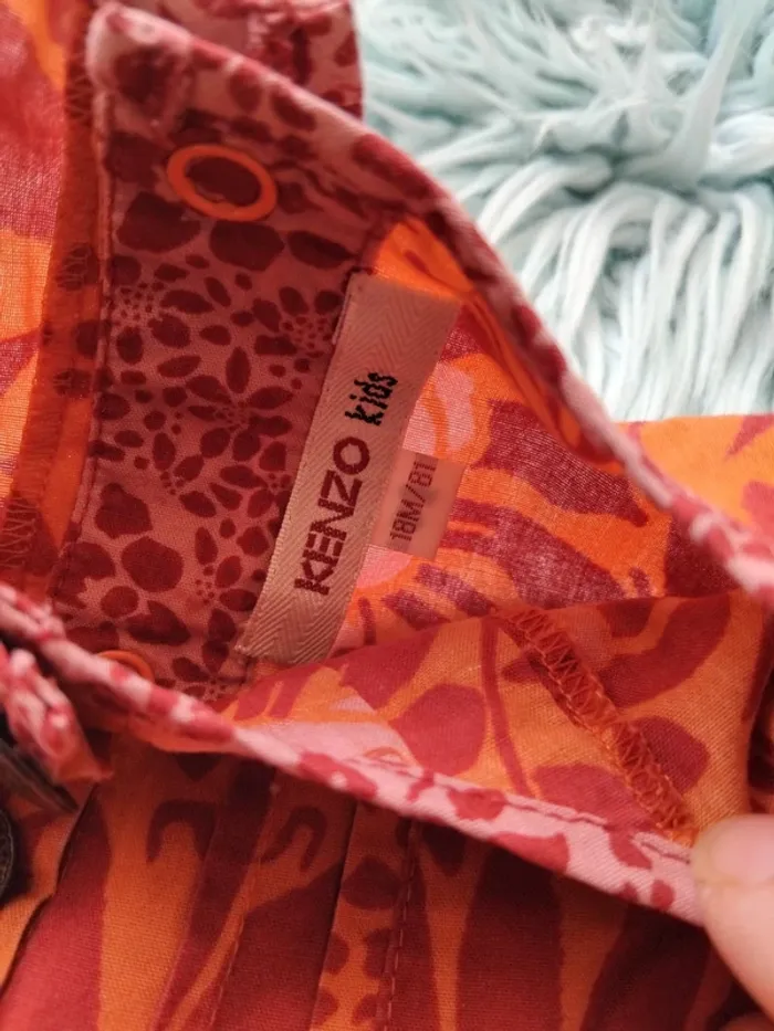 💡 tunique couleur été Kenzo kids fille 18 mois - photo numéro 3