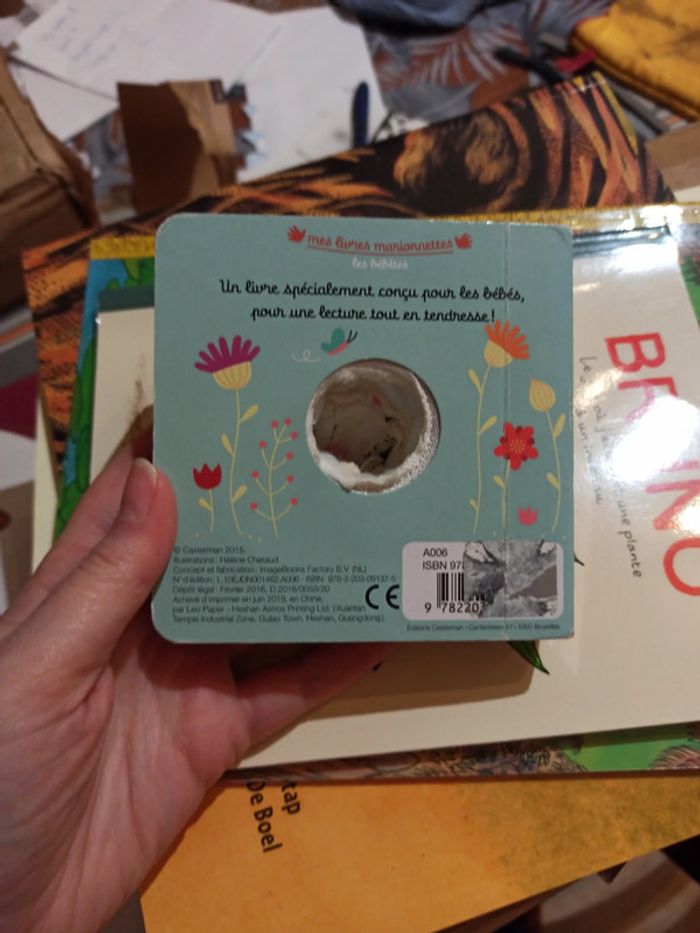 Livre doudou lapin Casterman - photo numéro 2