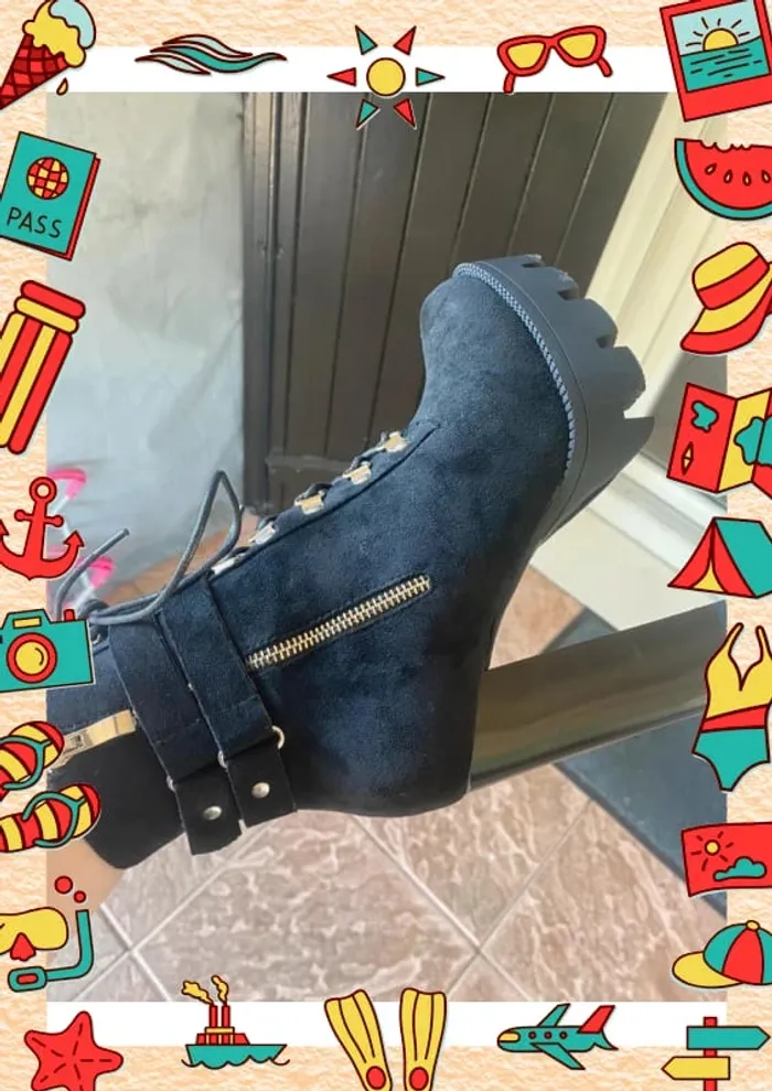 Bottines à talon haut 39 Raid Wide Fit Asos - photo numéro 8