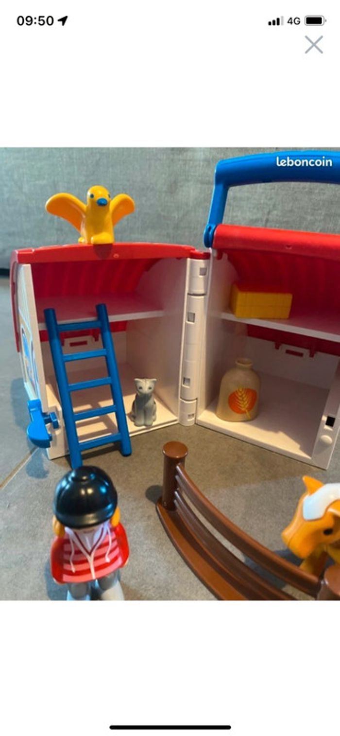 Playmobil 1.2.3 - ferme transportable- 6778 - photo numéro 5