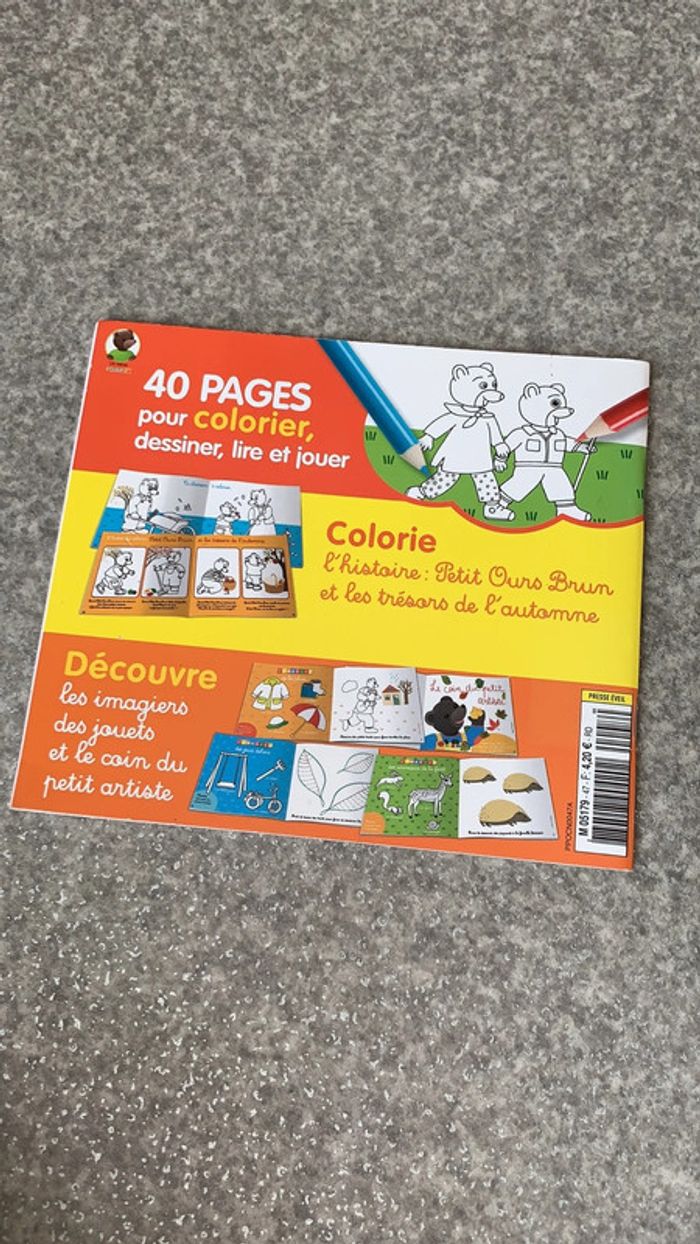 Album coloriage petit ours brun - photo numéro 2