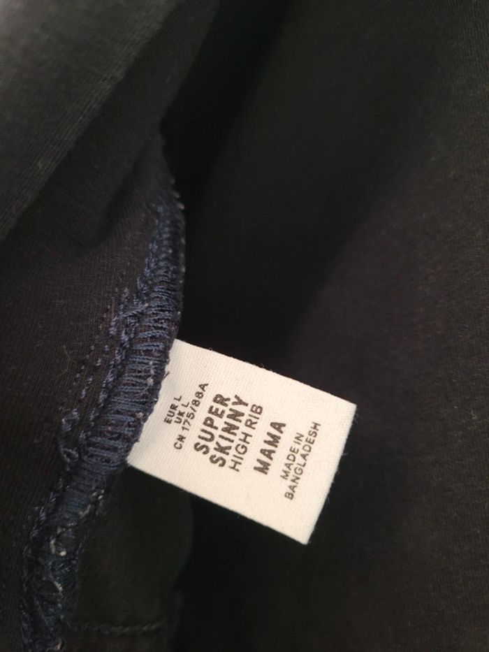 Jean de grossesse super skinny taille haute taille L - photo numéro 3