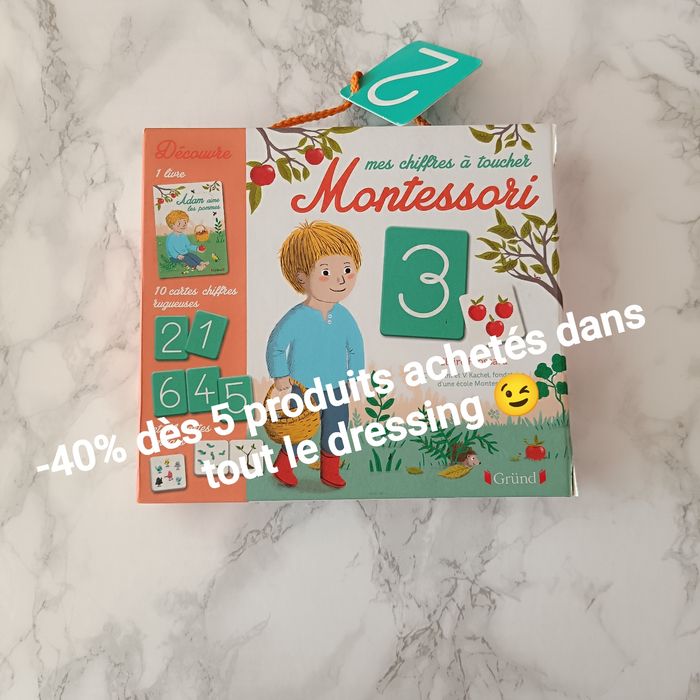 Montessori mes chiffres à toucher