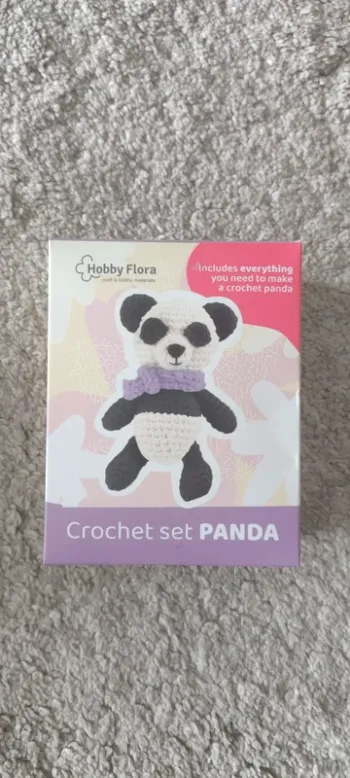 Set de crochet Panda