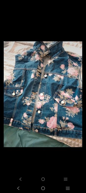 Veste Jean sans manche (gilet)