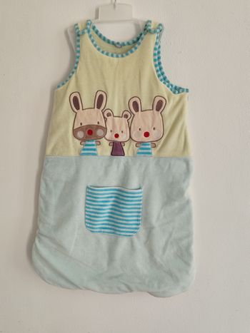 Gigoteuse Bébé 0-6 Mois Coton Doux Sac de Couchage Naissance Mixte Respirant Sécurisé