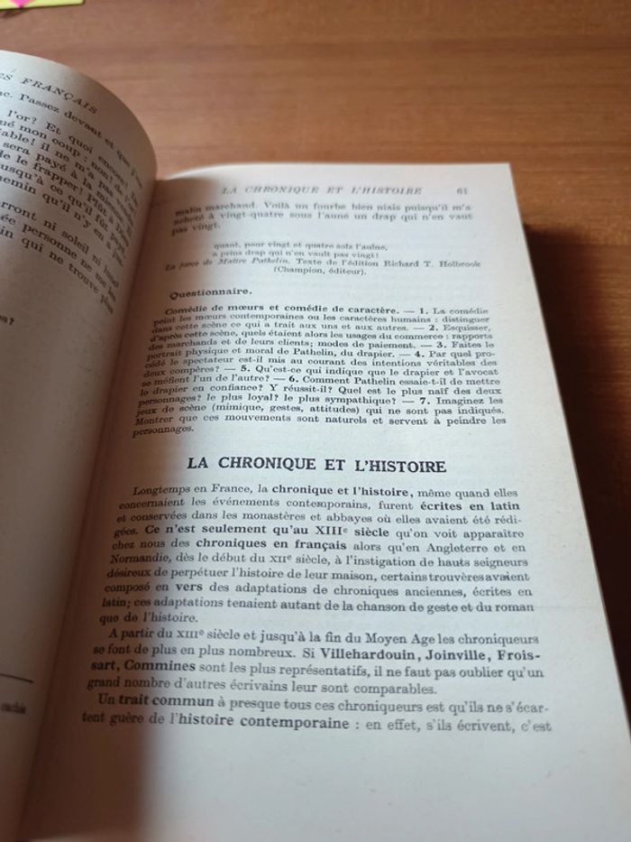 Livre ancien les nouveaux textes de français - photo numéro 5